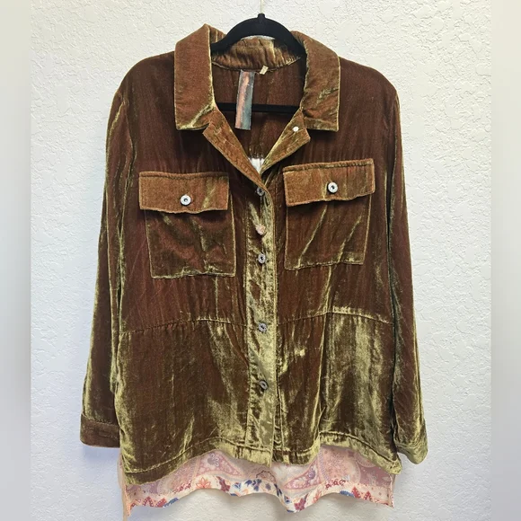 Aratta Silent Journey Velvet A Tulip Garden Jacket Size Small - Picture 5 of 12